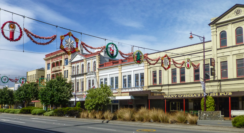 Invercarcill im Weihnachtsoutfit.