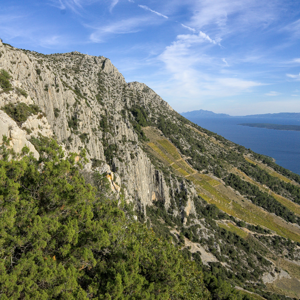 Entlang der kroatischen Küste