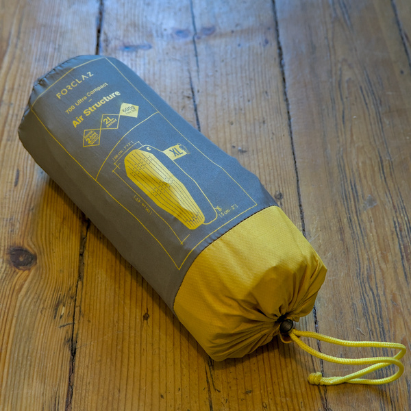 Rezension: Decathlon Forclaz Airstructure 700 Ultra Compact